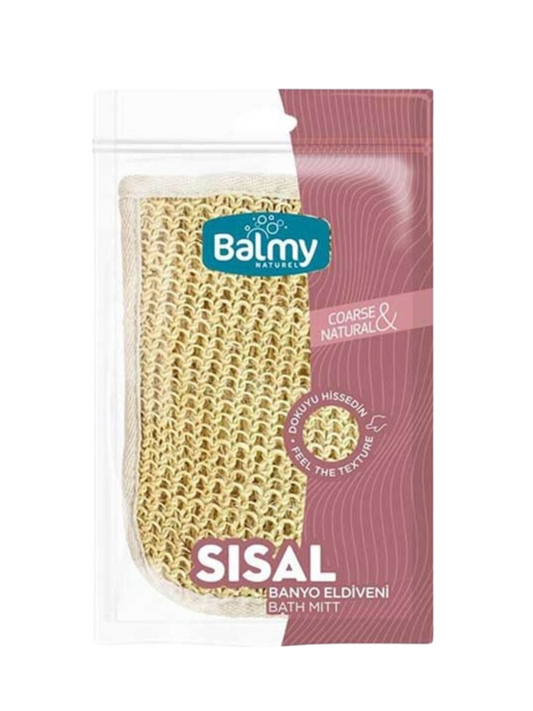 Balmy Natural Course Sisal Mitt