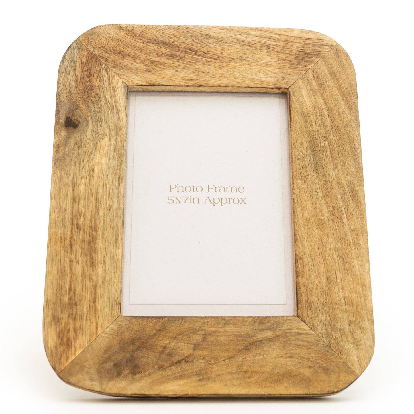 Natural Photo Frame Mango Wood 5x7"